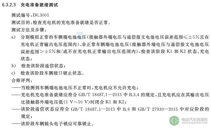 國標委發(fā)布電動汽車傳導充電互操作性測試規(guī)范 第1部分：供電設備